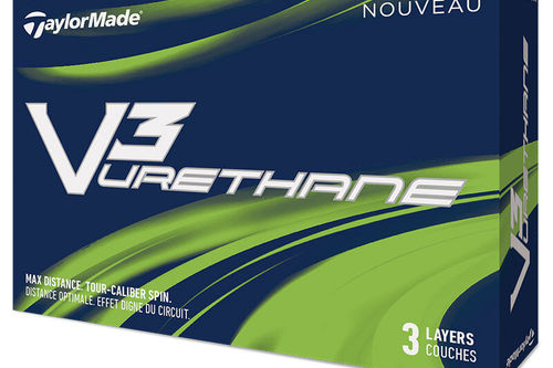 TaylorMade Mens White V3 Urethane Pack of 12 Balls - Image 2