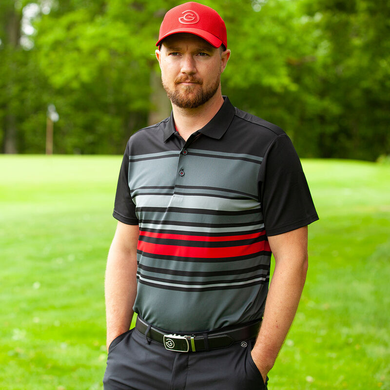 Galvin Green Miguel Stripe Golf Polo Shirt just Â£70.00