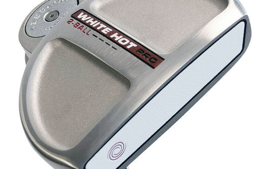 Odyssey Mens White Adjustable Hot Pro 2.0 2-Ball Right Hand Putter
