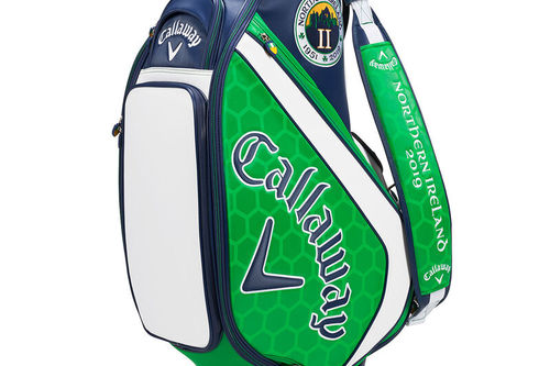 Callaway Golf Mens White and Green British Open Staff Bag 2019 - Image 1