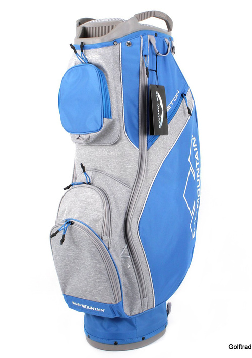 New Sun Mountain Teton Cart Bag Cobalt Charcoal F2681 - Image 2