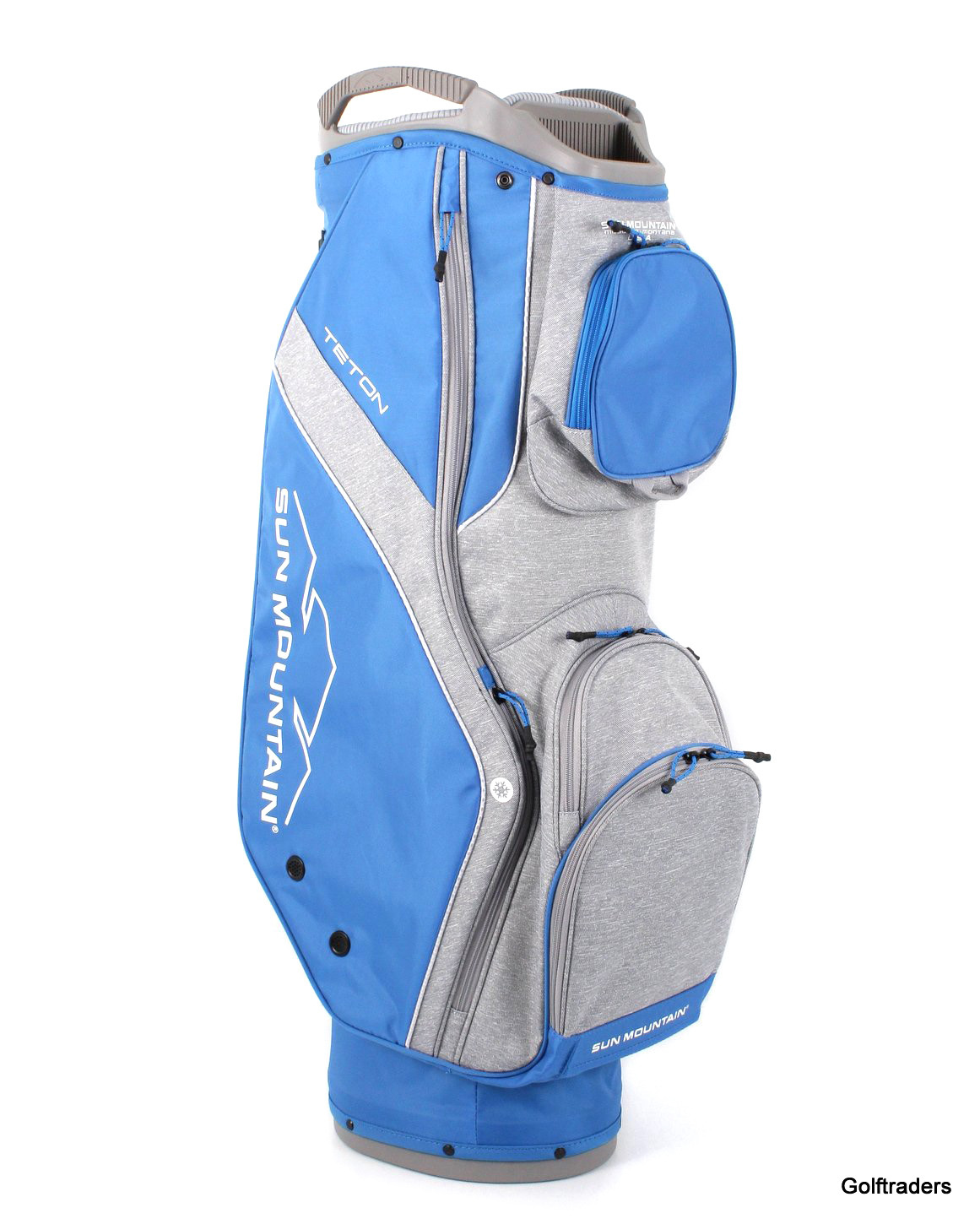 New Sun Mountain Teton Cart Bag Cobalt Charcoal F2681 just 285.00