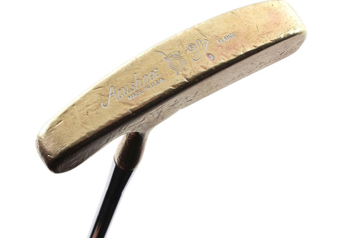 ACUSHNET BULLS EYE FLANGE PUTTER STEEL 35.5" - NEW GRIP #F363 - Image 1