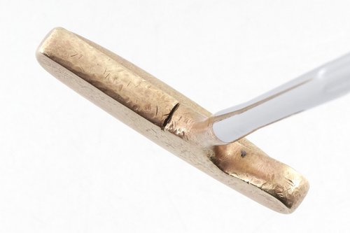 ACUSHNET BULLS EYE FLANGE PUTTER STEEL 35.5" - NEW GRIP #F363 - Image 3