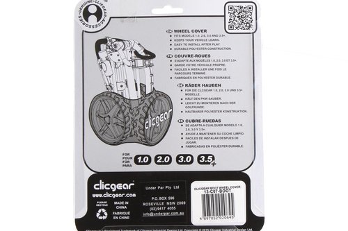 Clicgear Wheel Cover 3.5+ Fits Cart Models 1.0, 2.0, 3.0, 3.5+ Black F2888 - Image 2