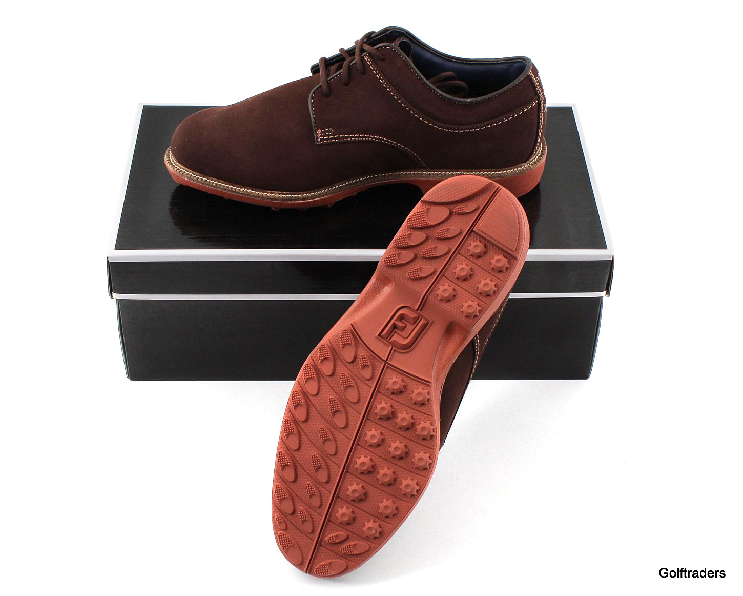 FOOTJOY STYLE 79004A CLUB CASUALS MENS GOLF SHOES 7.5W US -BROWN -NEW #F2247 - Image 1