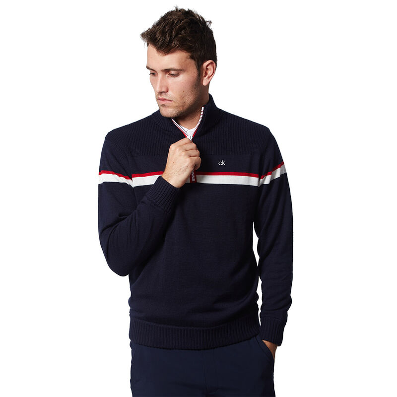 Calvin Klein Compass Lined Golf Sweater just £99.99