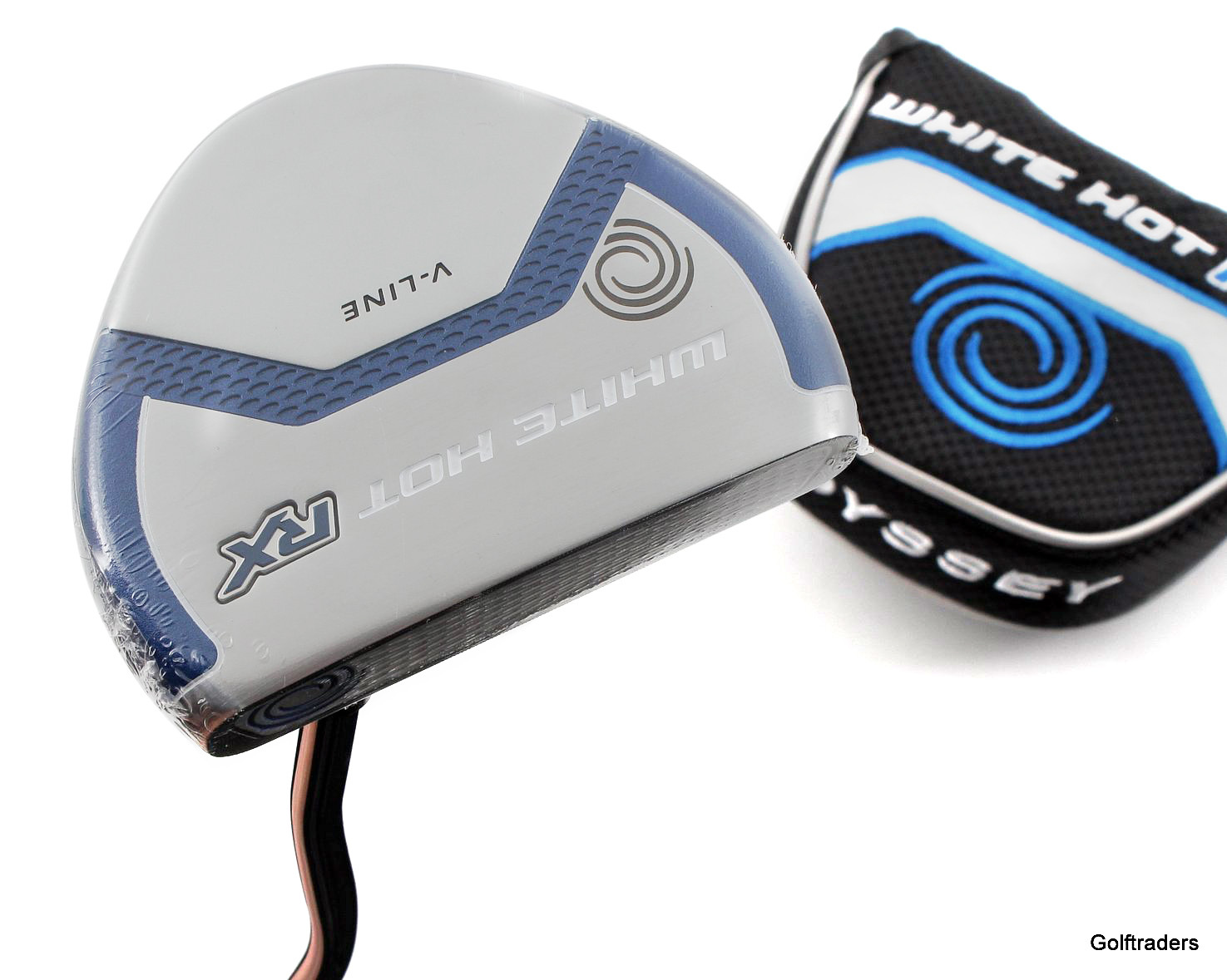 New Odyssey White Hot RX VLine Putter Steel 35" Cover F5782 just 199.00