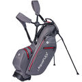Motocaddy Charcoal Grey and Red Lightweight AquaFLEX Golf Stand Bag - Image 1