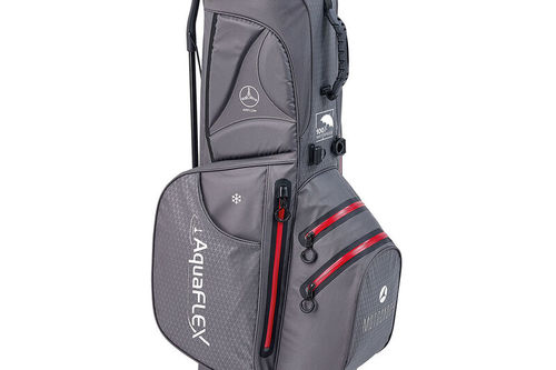 Motocaddy Charcoal Grey and Red Lightweight AquaFLEX Golf Stand Bag - Image 3
