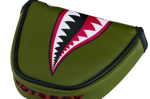 Odyssey Mens Green Fighter Plane Mallet Head Cover - Image 1