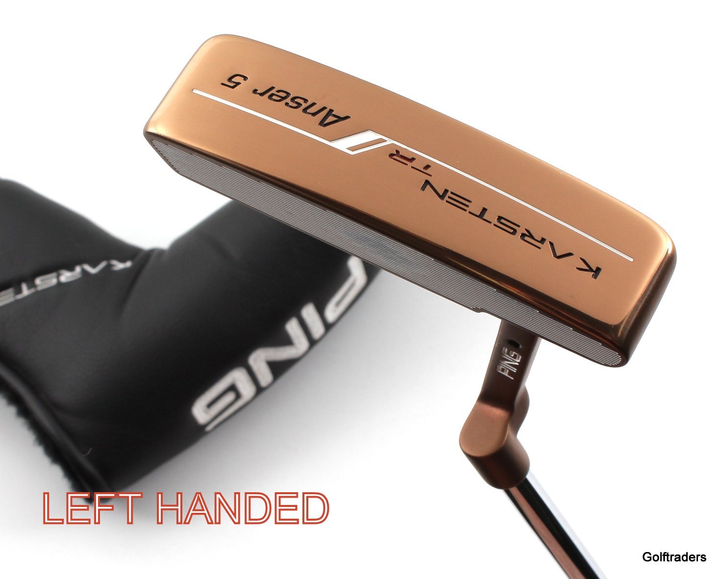 Ping Karsten TR Anser 5 Putter Steel 33" Cover Left Handed G1703 just