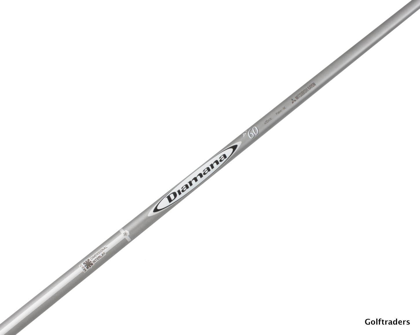 DIAMANA D+ 60 X5CT DRIVER SHAFT 64 GRAM X-STIFF + ADAPTER & GRIP 46" SH4483 [Adapter: COBRA LTD / F7 / F8 / F9] - Image 2