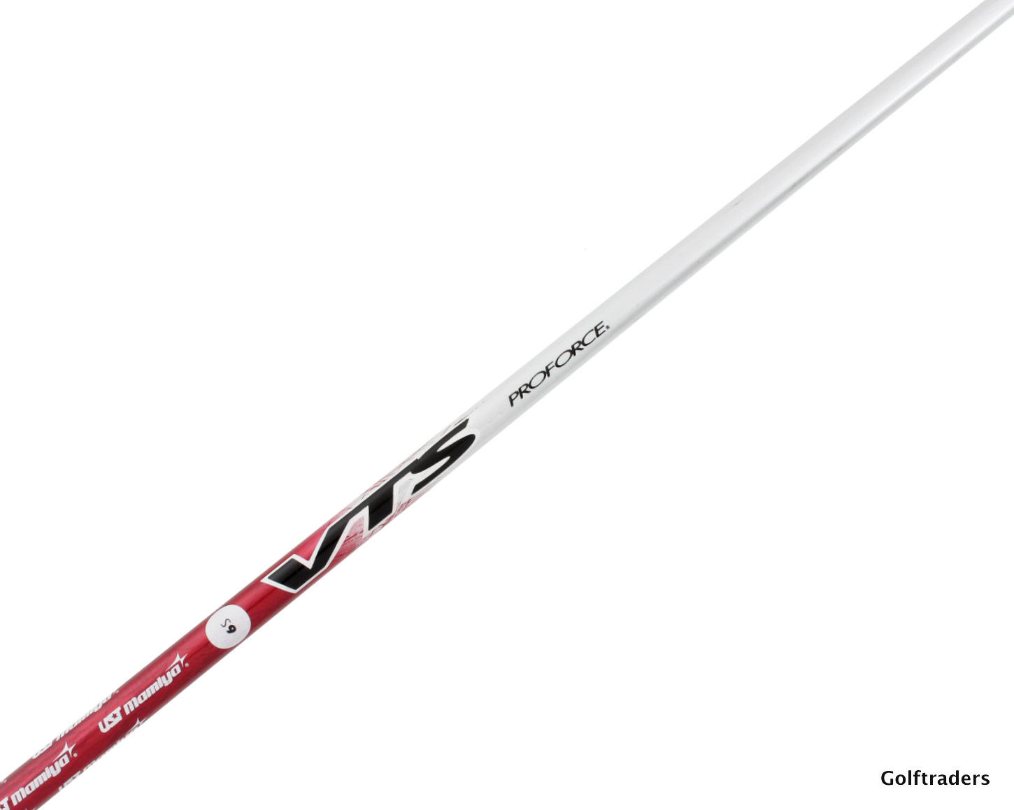 UST PROFORCE VTS RED FAIRWAY SHAFT 66 GRAM STIFF + ADAPTER & GRIP 42" SH4480 [Adapter: NO ADAPTER INSTALLED] - Image 1