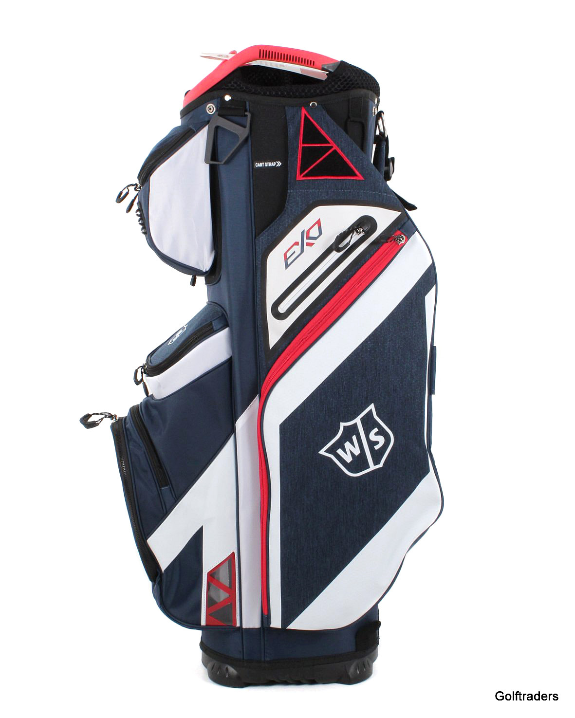 New Wilson Staff EXO Premium Golf Cart Bag Red / White / Navy G1994