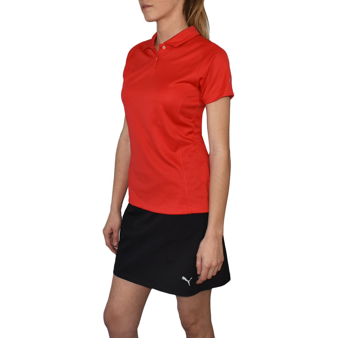 Puma Womens Essential Golf Shirt Red just 39.95, save 10.00!