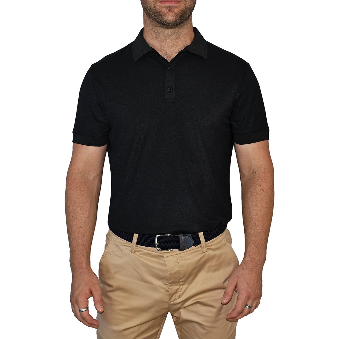 Cross Casual Golf Shirt Black just 39.00, save 45.99!