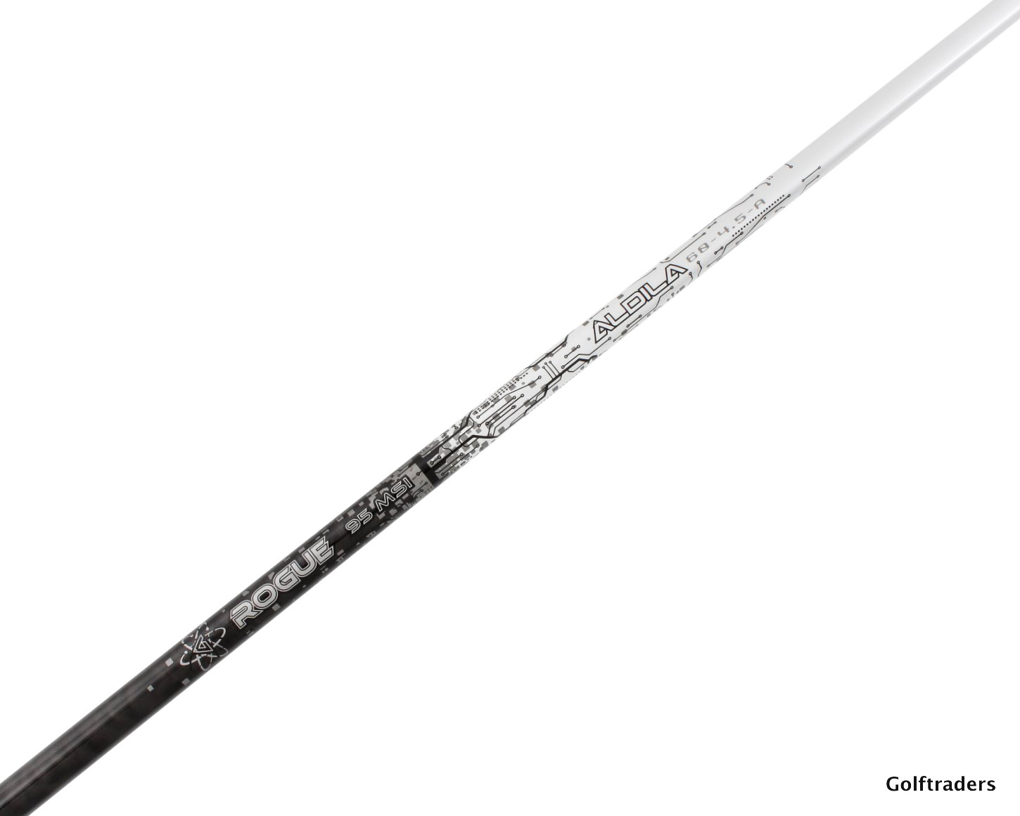 ALDILA ROGUE BLACK DRIVER SHAFT 59 GRAM SENIOR + ADAPTER & GRIP 46" NEW SH4486 [Adapter: NO ADAPTER INSTALLED] - Image 1