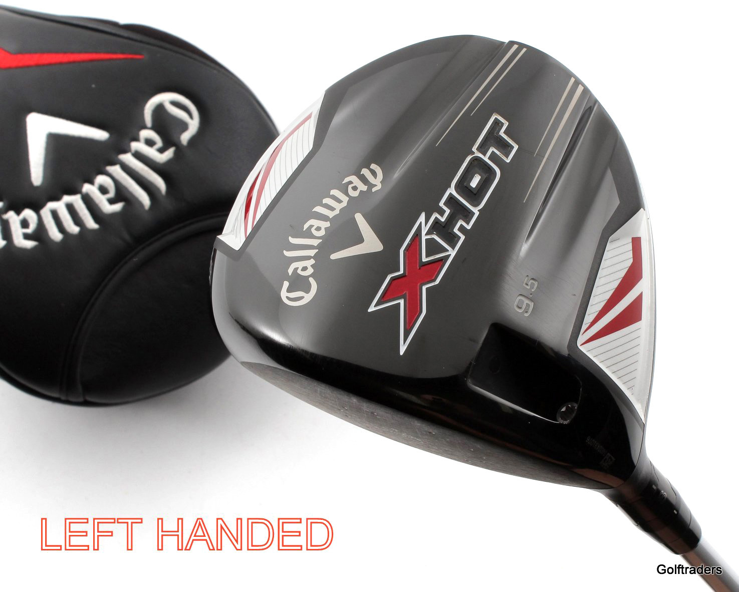 Callaway XHot Driver 9.5º Graphite Stiff Flex Left Handed Cover G2090