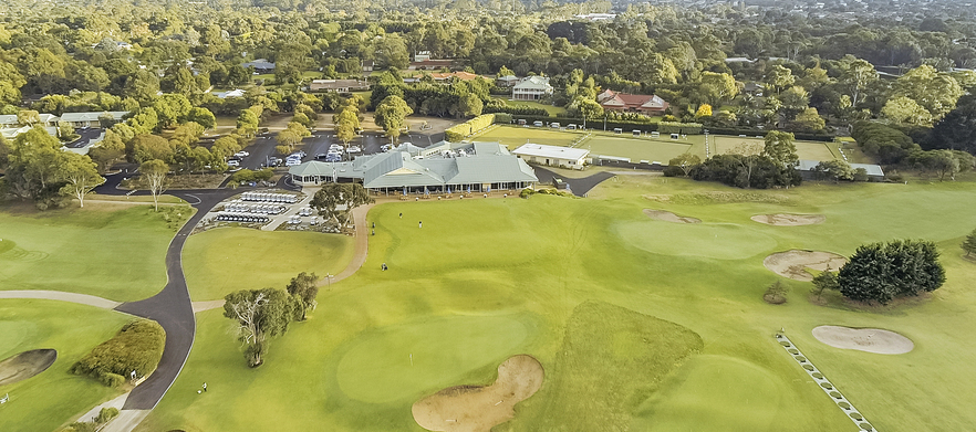Play one of Melbourne's True Gems! 18 Holes for 4 at the <em>Stunning Rosebud Country Club.</em> Includes two shared motorised carts and a drink each after your round. 