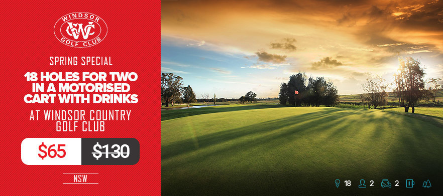 18 Holes for Two in a Motorised Cart With Drinks at Windsor Country Golf Club