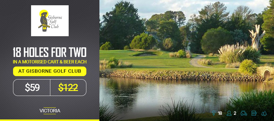 <em>Gisborne Golf Club:</em> 18 Holes for Two in a motorised cart, & a refreshing beer each! An easy 40-minute drive NW of the CBD.