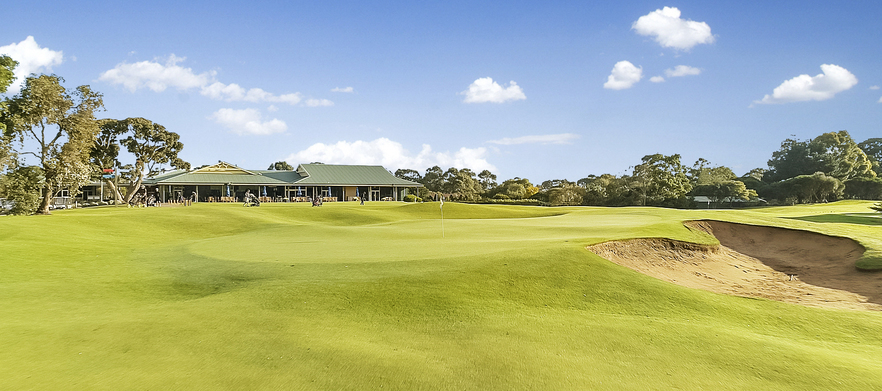 Play one of Melbourne's True Gems! 18 Holes for 2 at the <em>Stunning Rosebud Country Club.</em> Includes a shared motorised cart and a drink each after your round.