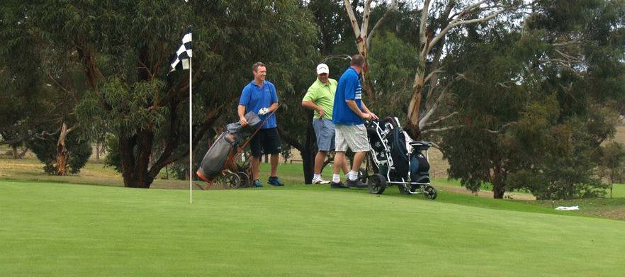 Grab a friend and head to <em>Melbourne Airport Golf Club.</em> 18 Holes For Two in a motorised cart.
