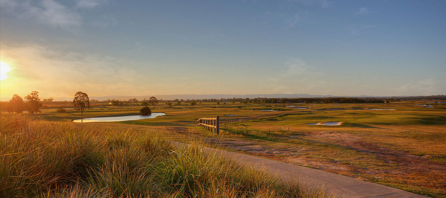 <em>Lynwood Country Club:</em>  Two can play this links style course, with a motorized cart and a drink each!