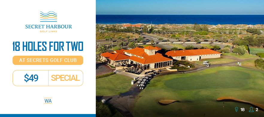<em>One of WA's Gems!</em> 18 Holes for Two at the <em>Beautiful Secret's Golf.</em> 