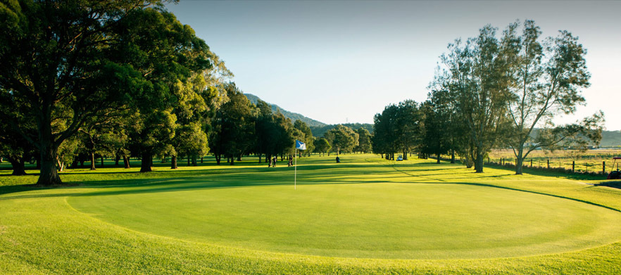 <em>Discover one of NSW's hidden gems!</em> 18 Holes for two at the beautiful <em>Grange Golf Club!</em> Includes a shared motorised cart and a drink each after your game. 