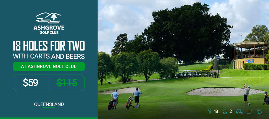 At <em>Ashgrove Golf Club:</em> 18 holes for Two With Carts And A Refreshing Beer Each Afterwards.