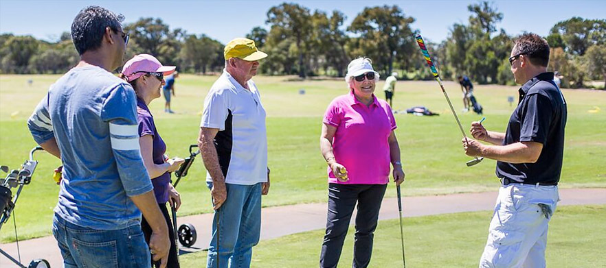Take your game to the next level with Two 1 hour Golf Lesson with <em>PGA Professional Greg McClurkin.</em> at Maylands Peninsula Golf Course