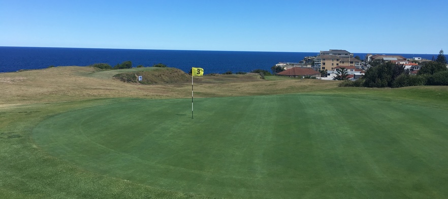 18 Holes for 2 in a Motorised Cart with Drinks at Bondi Golf & Diggers Club!