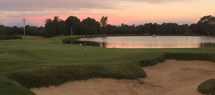 18 Holes for 2 in a Motorised Cart at <em> Brighton Lakes Golf Club!