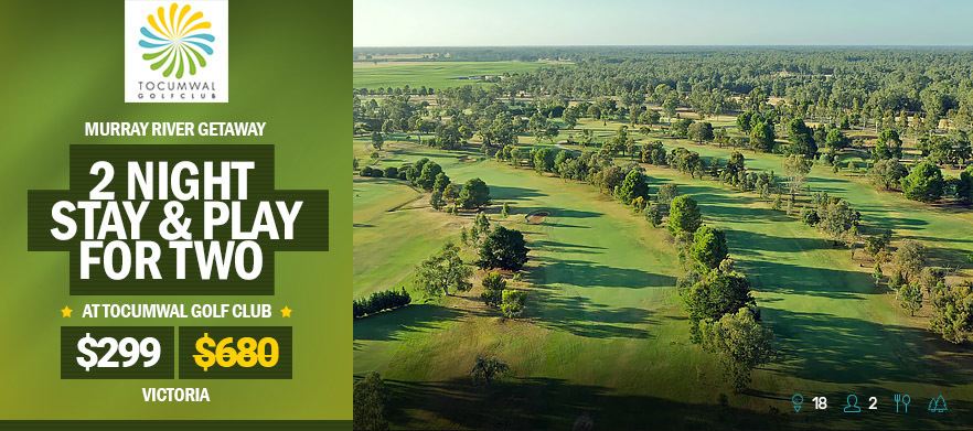 <em>Stay and Play at one of the Murray’s True Gems!</em> Two Nights for Two at The Early Settler Golf Resort. Includes Golf at the Stunning Tocumwal Golf Club with Motorised Carts, Breakfasts each morning & more! 