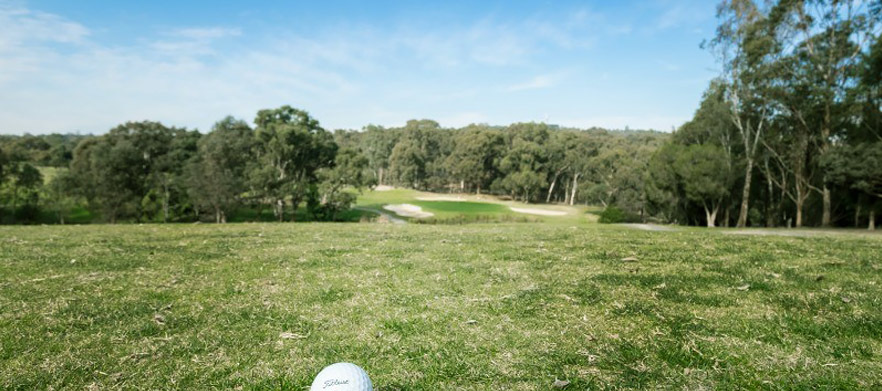 18 Holes for 2 at Melbourne's <em>Yarrambat Park Golf Course.</em> with pull buggies and a pot of tap beer afterwards.  