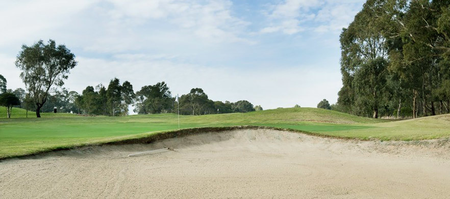 18 Holes for 2 at Melbourne's <em>Yarrambat Park Golf Course.</em> with pull buggies and a pot of tap beer afterwards.  
