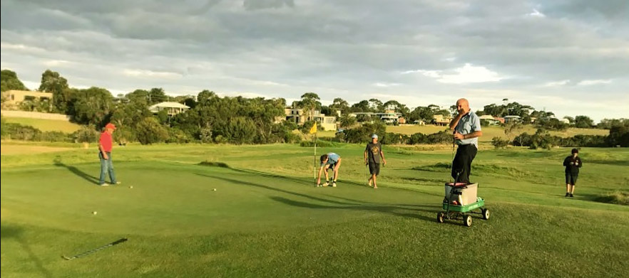One Night Stay with Two Days of Unlimited Golf for 4 people at Aussie Golf Ranch! 