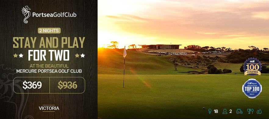 <em>Stunning Stay and Play for Two at the Mercure Portsea Golf Club!</em> Includes two nights accommodation with a bottle of wine on arrival, cooked breakfast and golf with a motorised cart at the beautiful Portsea Golf Club! 