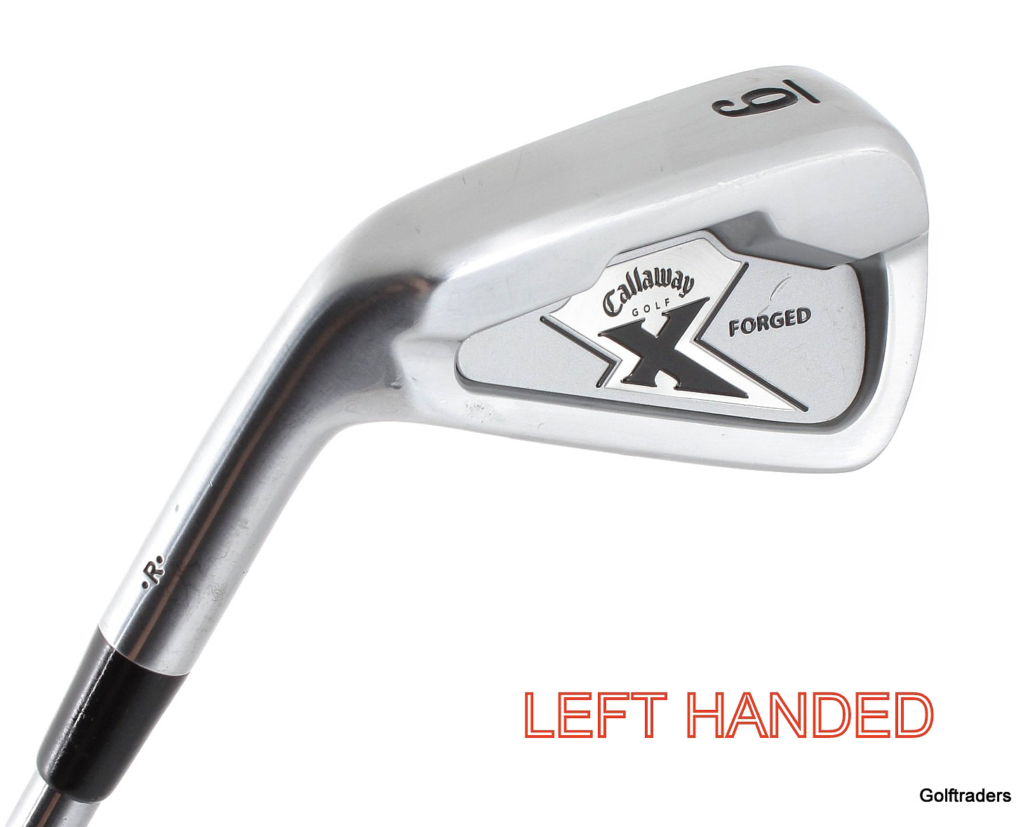 Callaway X 6 Iron Steel Firm Regular Flex Left Handed G2119 just