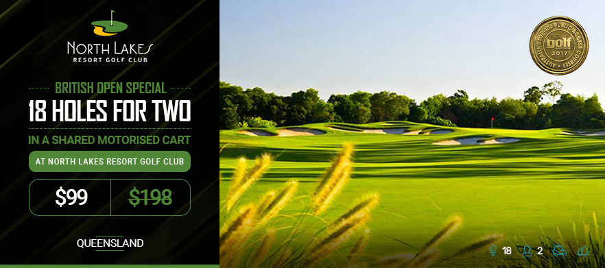 18 Holes for Two in a Shared Cart at <em>North Lakes Resort Golf Club</em>