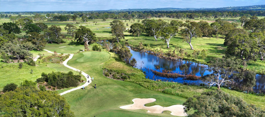 <em> Discover the One of Melbourne's True Gems with this Amazing Special! </em> 18 Holes for Four with a Drink Each after your round.