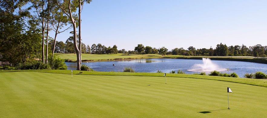 Golf for Two at <em>the breathtaking Cypress Lakes Golf & Country Club in the heart of the Hunter Valley.</em> 18 holes for 2 in a motorised golf cart with Visage GPS.