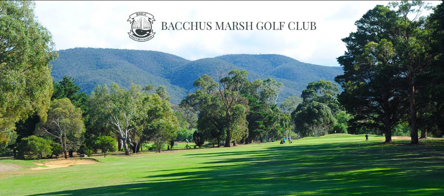 18 holes for Two in a Motorised Cart at <em>Bacchus Marsh Golf Club.</em> 