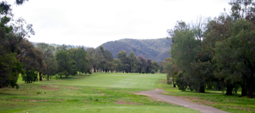 18 holes for Two in a Motorised Cart at <em>Bacchus Marsh Golf Club.</em> 