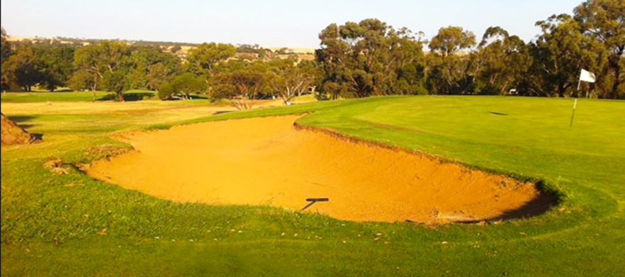 18 holes for Two in a Motorised Cart at <em>Bacchus Marsh Golf Club.</em> 