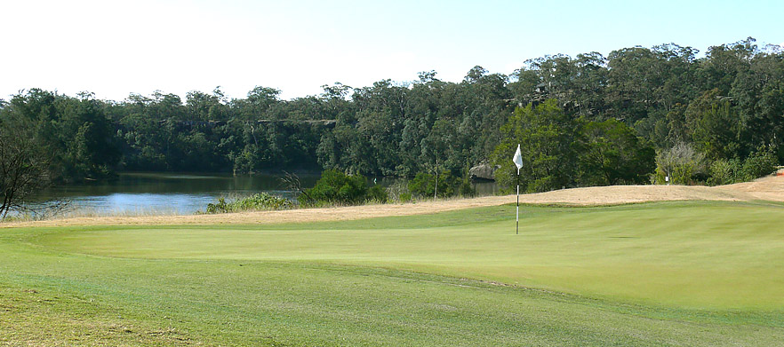 <em>One of Sydney's Top Courses!</em> 18 Holes for Two with a at the <em>Beautiful Riverside Oaks Golf Resort!</em> Includes a shared motorised cart & drinks. 
