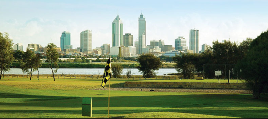 18 Holes for TWO in a motorised cart at <em> Maylands Peninsula Public Golf Course! </em> Includes 6 Golf balls, Lunch & a Drink each after your game.