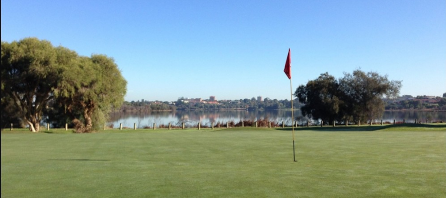 18 Holes for TWO in a motorised cart at <em> Maylands Peninsula Public Golf Course! </em> Includes 6 Golf balls, Lunch & a Drink each after your game.